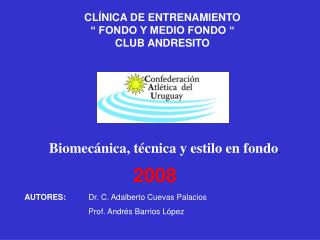 Biomecánica, técnica y estilo en fondo .