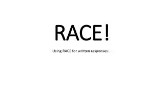 RACE!