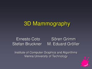 3D Mammography