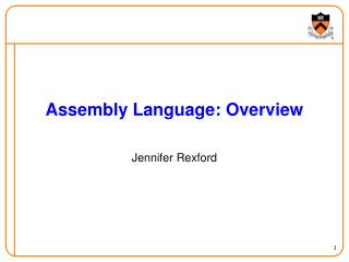 Assembly Language: Overview