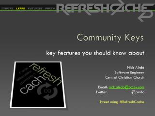 Community Keys