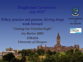 DrugScope Conference July 2007