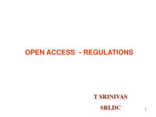 OPEN ACCESS - REGULATIONS