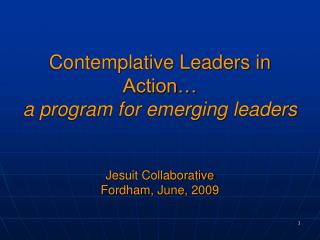 Presentation Outline