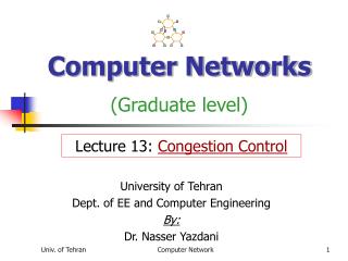 Computer Networks (Graduate level)
