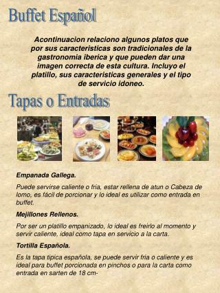 Buffet Español