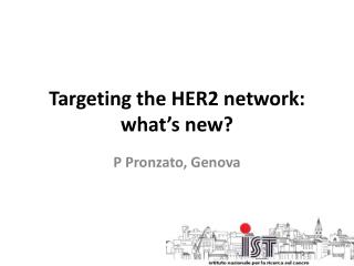 Targeting the HER2 network: what’s new?