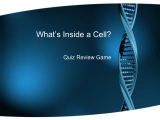 What’s Inside a Cell?