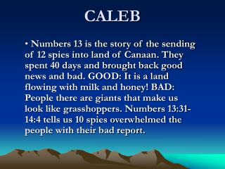 CALEB