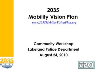 2035 Mobility Vision Plan