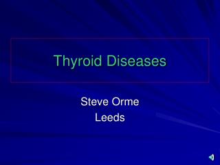 Thyroid Diseases