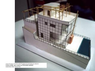 corso di Teorie e Tecniche della Progettazione Architettonica 1992-93