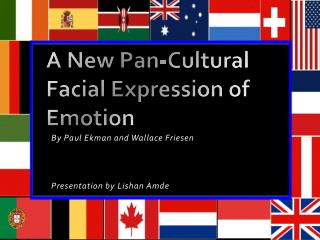 A New Pan-Cultural Facial Expression of Emotion