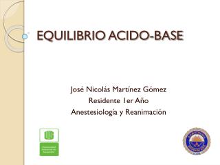 EQUILIBRIO ACIDO-BASE