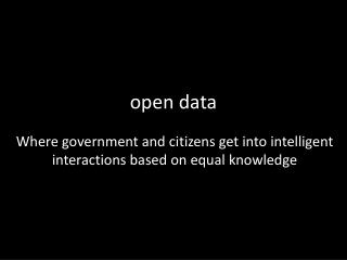 open data