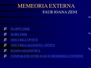 MEMEORIA EXTERNA