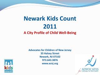 Newark Kids Count 2011