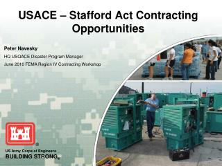 USACE – Stafford Act Contracting Opportunities