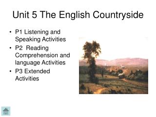 Unit 5 The English Countryside