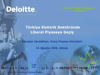 1. Türkiye Elektrik Piyasası Konferansı