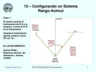 15 – Configurando un Sistema Rango-Acimut