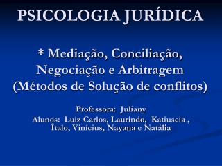 Professora: Juliany