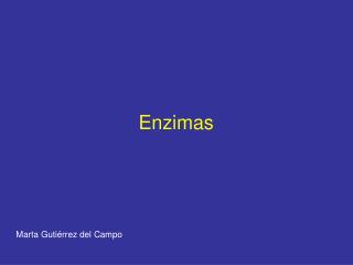 Enzimas