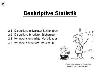 Deskriptive Statistik