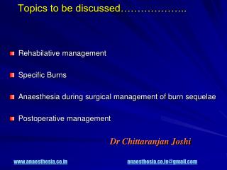 Topics to be discussed………………..
