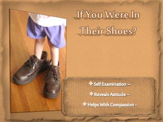 If You Were In Their Shoes?