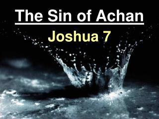The Sin of Achan