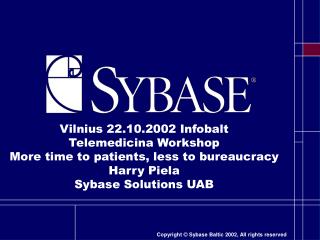 About Sybase