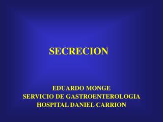 SECRECION