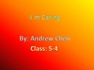 I´m Caring