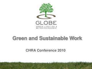 Green and Sustainable Work