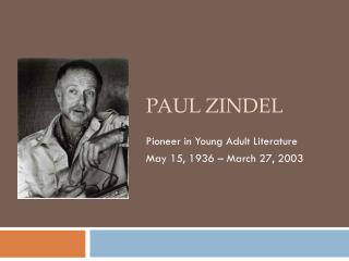 Paul Zindel