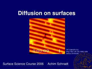 Diffusion on surfaces