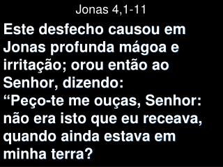 Jonas 4,1-11