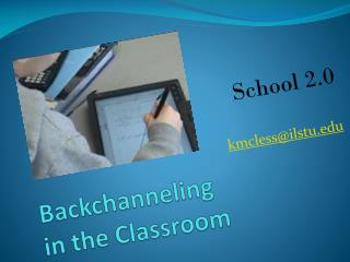 Backchanneling in the Classroom