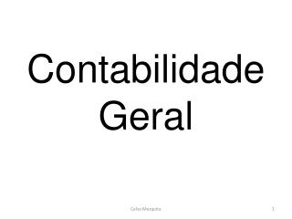 Contabilidade Geral