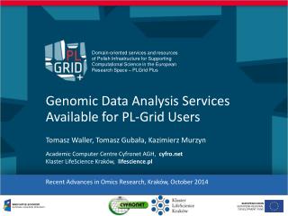 Genomic Data Analysis Services Available for PL-Grid Users