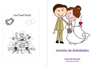 Livrinho de Actividades Joana &amp; Duarte 25 de Agosto de 2013