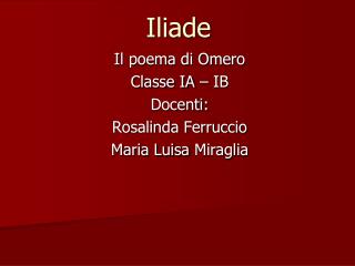 Iliade