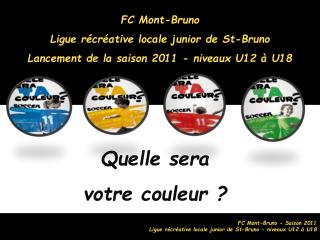 Quelle sera votre couleur ?