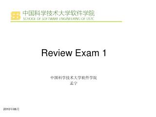 Review Exam 1