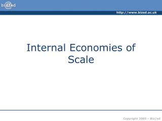 internal economies of large scale production