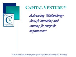 C APITAL V ENTURE SM