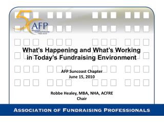 What’s Happening and What’s Working in Today’s Fundraising Environment