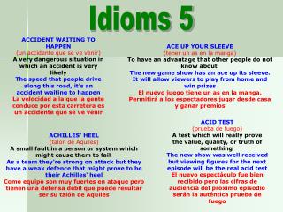 Idioms 5