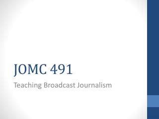 JOMC 491